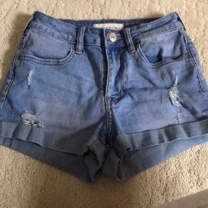 Pacsun Ripped Jean Shorts